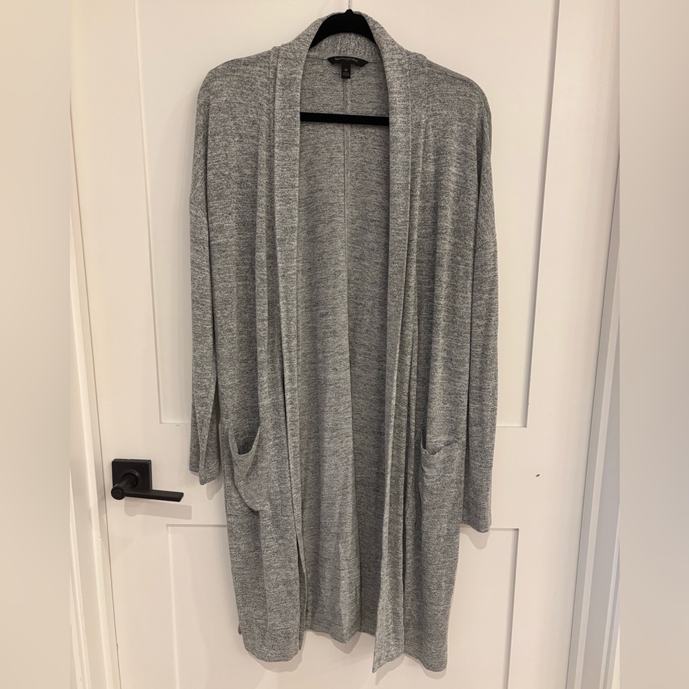 Banana Republic Heather Gray Women's Cardigan